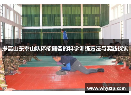 提高山东泰山队体能储备的科学训练方法与实践探索