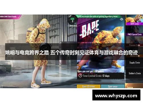 姚明与电竞跨界之路 五个传奇时刻见证体育与游戏融合的奇迹